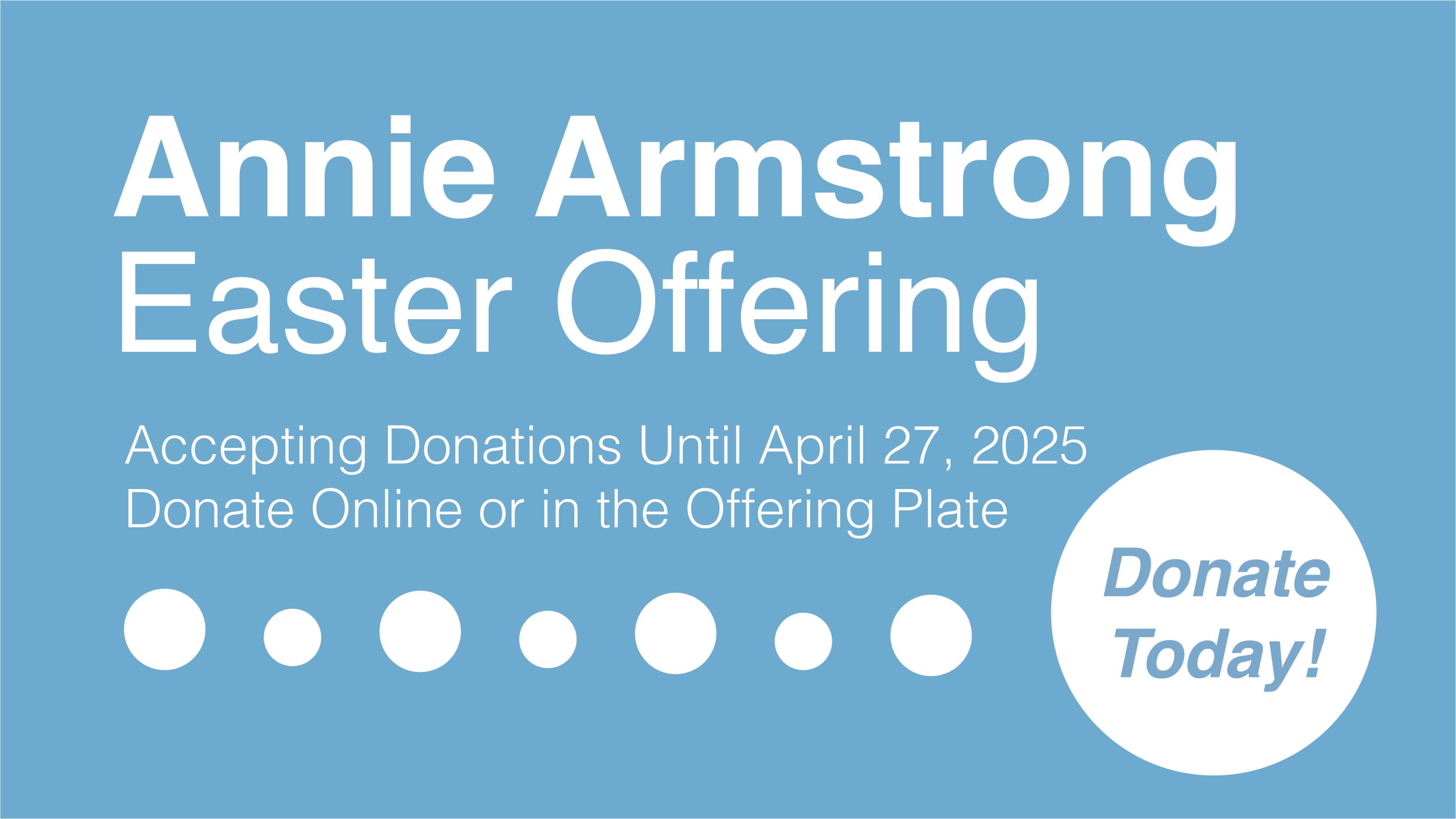 Annie Armstrong Offering Online